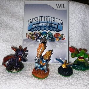 Spyro's Adventure Wii Game with Charactrers